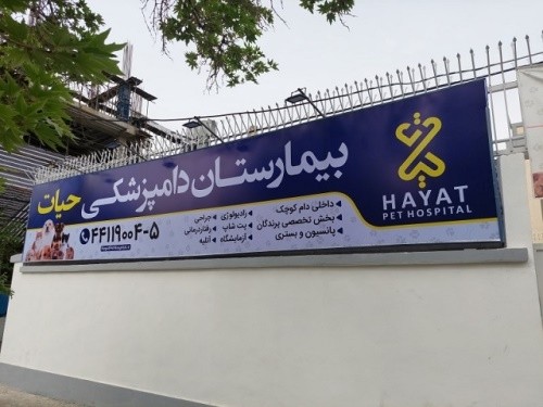 بیمارستان دامپزشکی حیات در فردوس