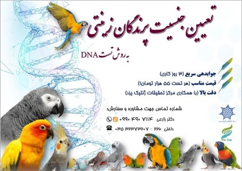 مرکز تعین جنسیت پرندگان پرزیست در یزد