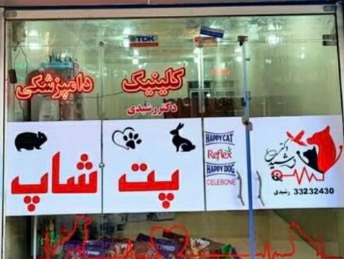 پت شاپ و دامپزشکی دکتر رشیدی در خرم آباد 