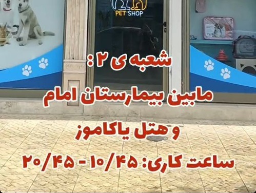 پت شاپ میوپیشی اردبیل شعبه دوم ثبت شده در پت لینک 