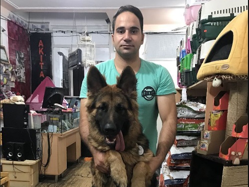 مربی سگ علیرضا حیدری در نواب 