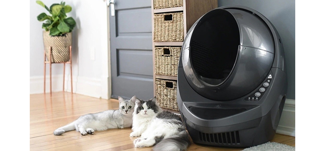 ظرف خاک اتوماتیک / خودتمیزشونده  automatic cat litter boxes | انواع ظرف خاک گربه