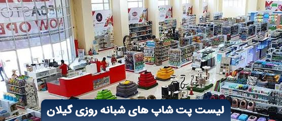 لیست پت شاپ های شبانه روزی در گیلان | پت شاپ شبانه روزی گیلان