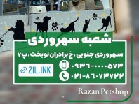 پت شاپ رازان تهران شعبه سهروردی + آدرس، تلفن، لوکیشن، اینستاگرام و... 