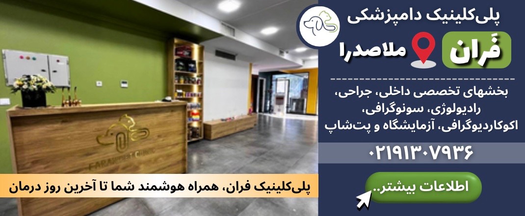 پلی کلینیک دامپزشکی فران در ملاصدرا