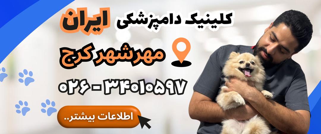 کلینیک دامپزشکی ایران در مهرشهر کرج